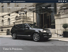 Tablet Screenshot of chauffeurservicelondon.com